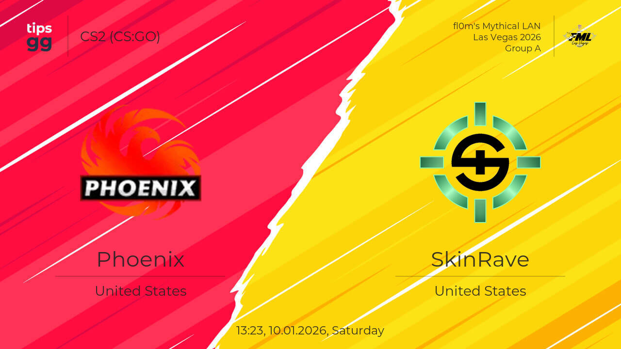 Phoenix vs SkinRave 10.01.2026 at fl0m's Mythical LAN Las Vegas 2026 ...