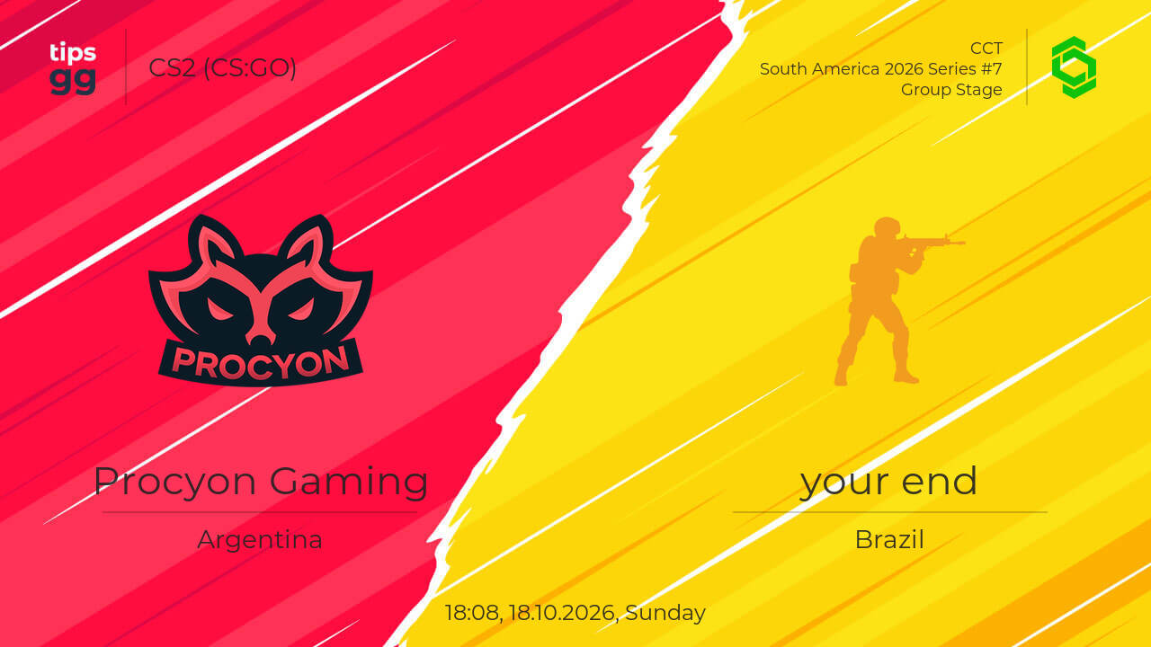 Procyon Gaming vs your end 18.10.2026 at CCT South America 2026 Series ...