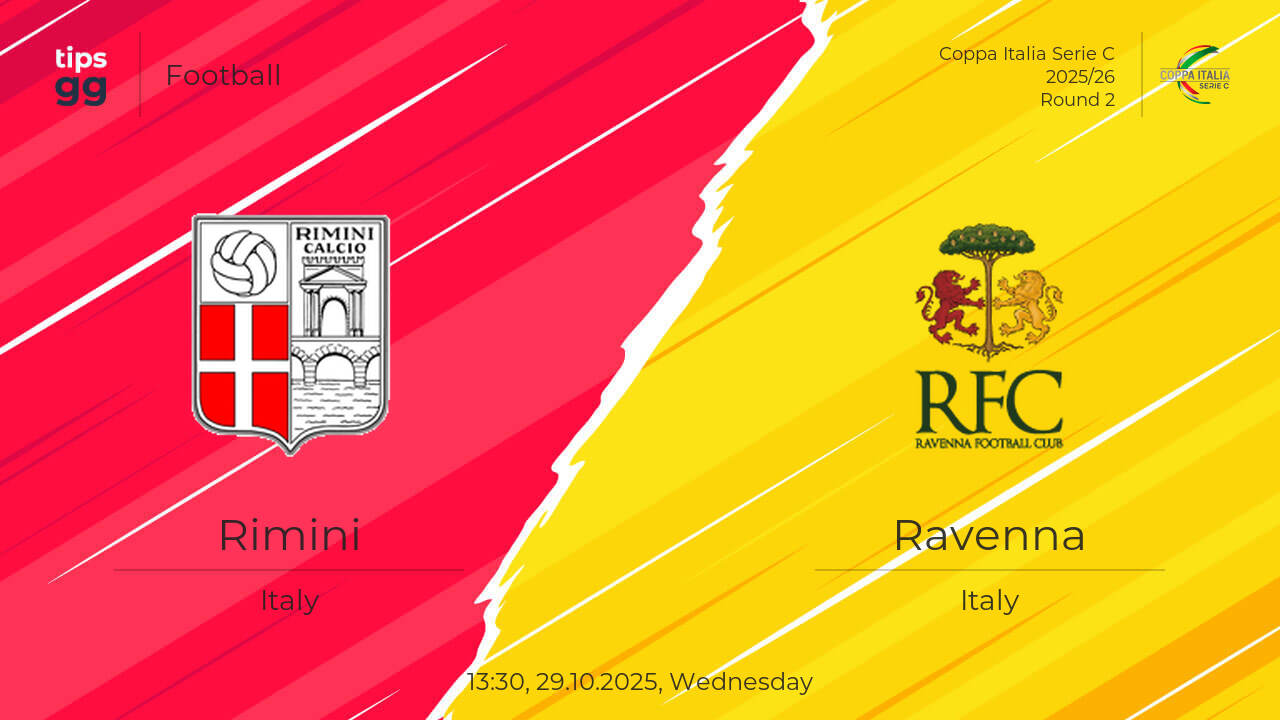 Rimini Ravenna Odds 29.10.2025 | Tips.GG