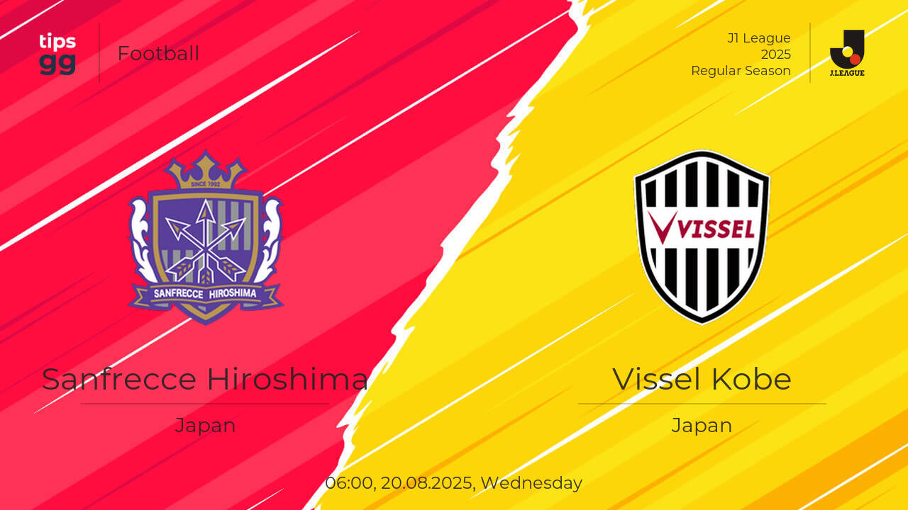 Sanfrecce Hiroshima vs Vissel Kobe Prediction 20.08.2025 | Tips.GG