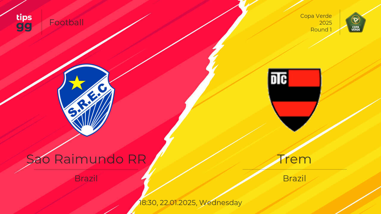 Sao Raimundo RR vs Trem 22.01.2025 Match Overview | Tips.GG