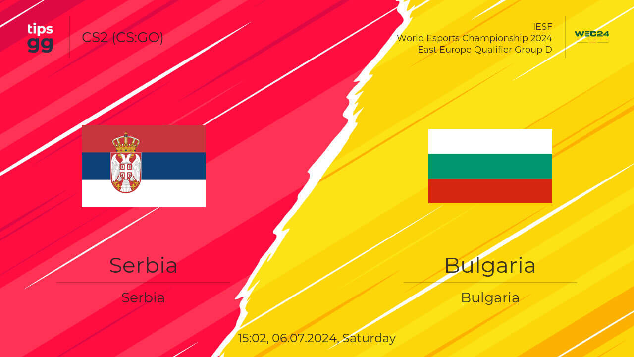 Serbia vs Bulgaria 06.07.2024 at IESF World Esports Championship 2024 ...