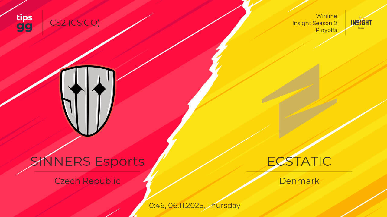 SINNERS Esports vs ECSTATIC Prediction | 06.11.2025 | CS2 (CS:GO) | Tips.GG