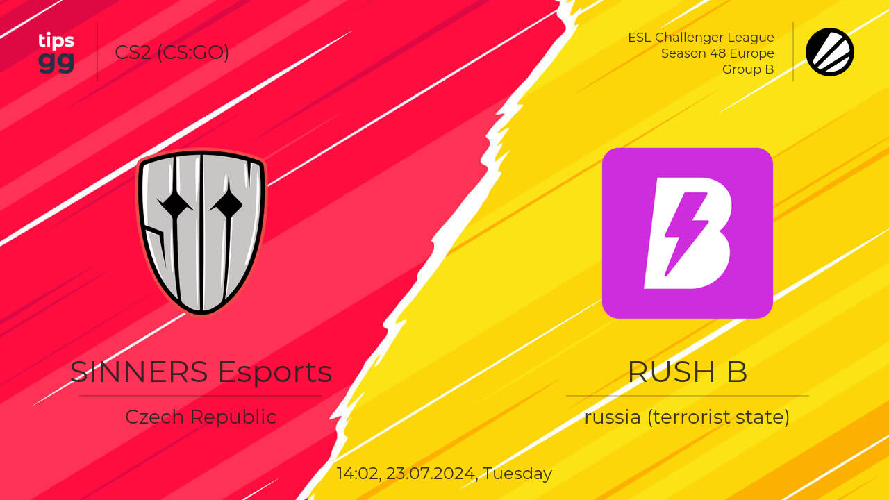 Watch SINNERS Esports vs RUSH B 23.07.2024 – Live Stream and VODs | CS2 ...