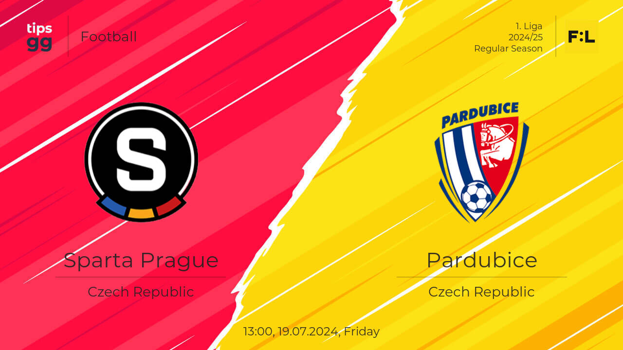 Sparta Praha vs Pardubice Odds & Betting Lines 19.07.2024 | Football ...