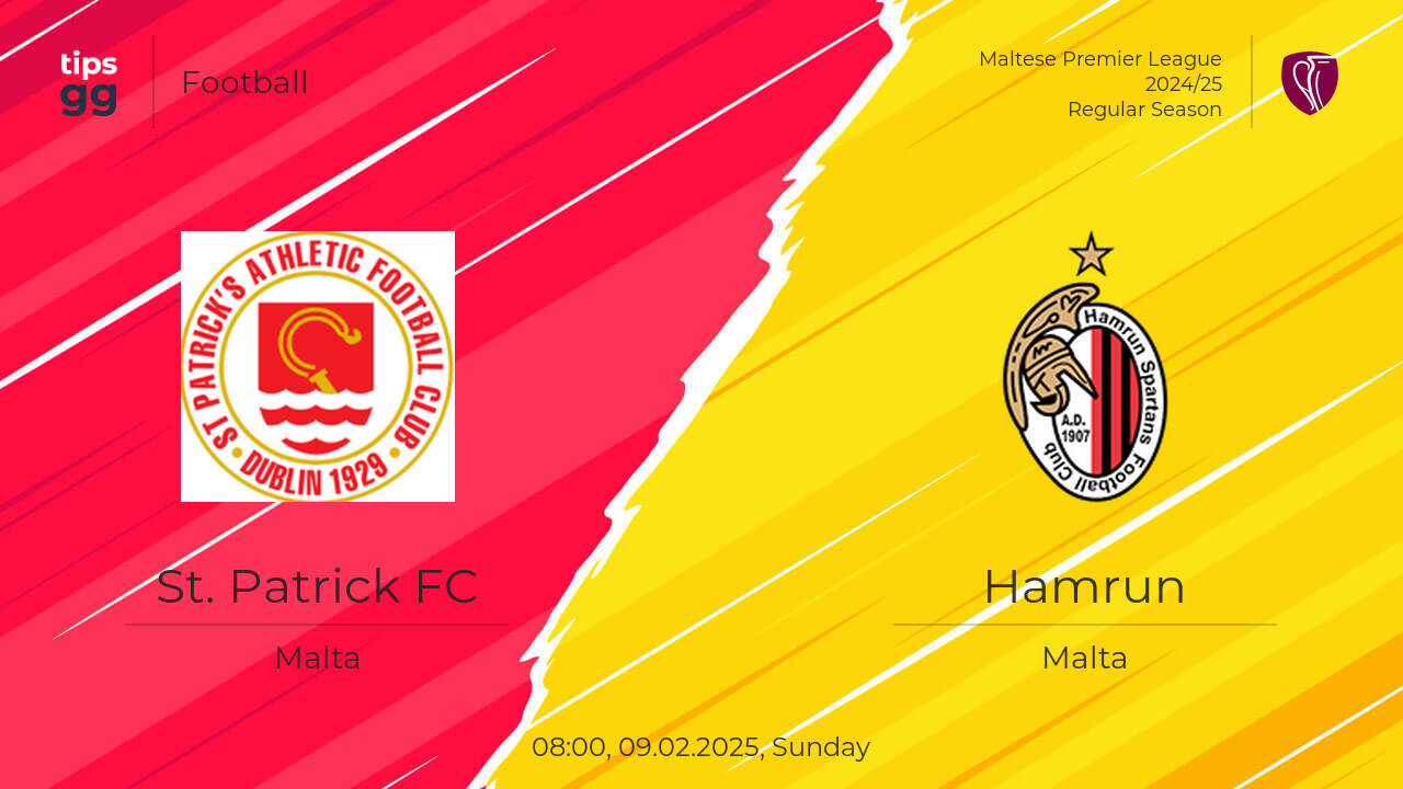 St. Patrick FC vs Hamrun 09.02.2025 Match Overview | Tips.GG