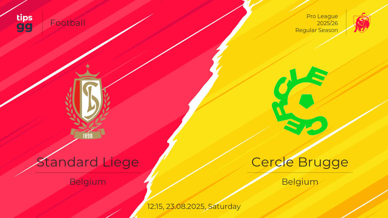 Standard Liege vs Cercle Brugge Prediction 23.08.2025 | Tips.GG