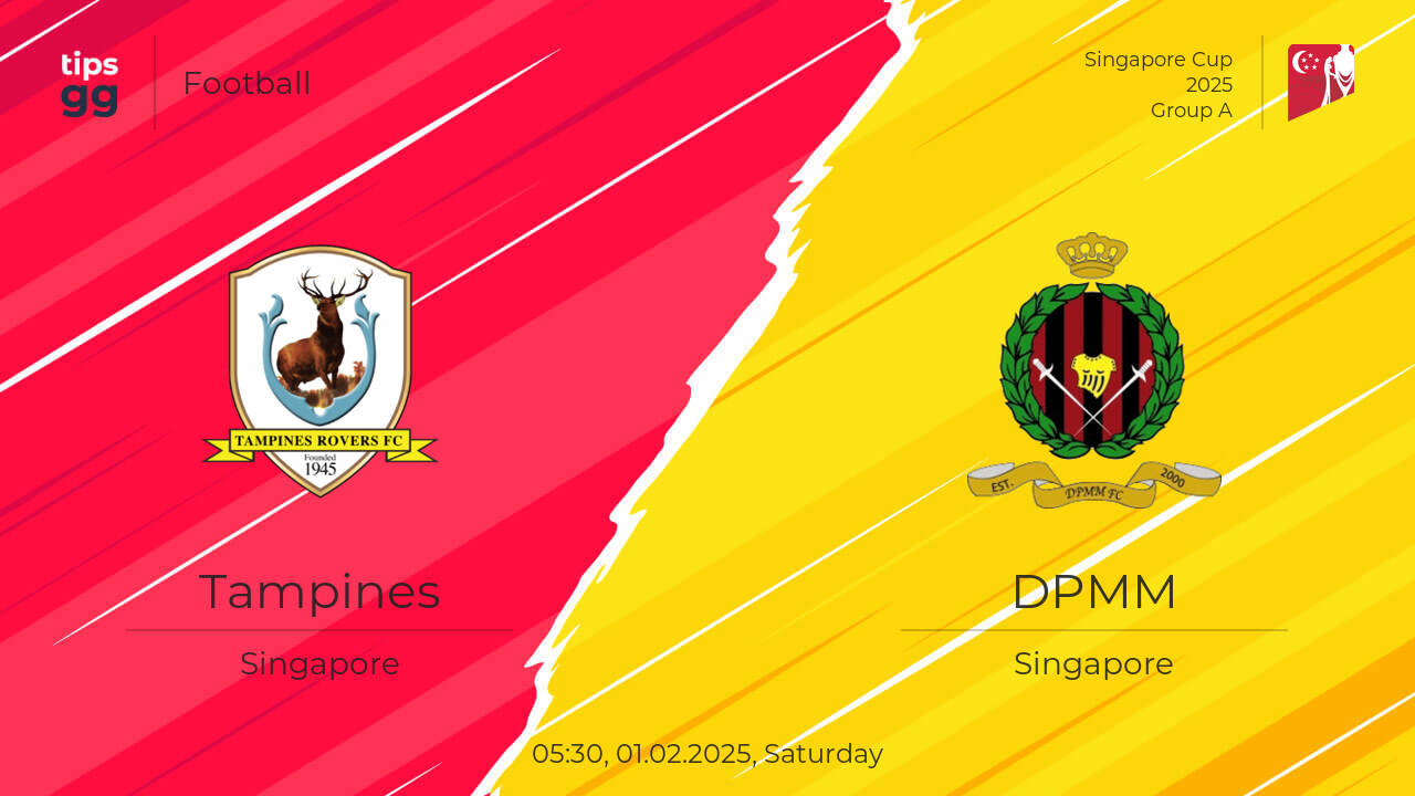 Tampines vs DPMM 01.02.2025 Match Overview | Tips.GG