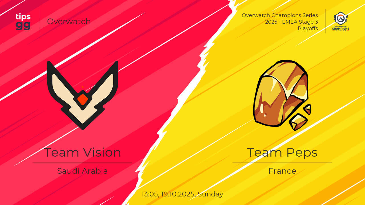 Where to Watch Team Vision vs Team Peps 19.10.2025 – Live Streams ...
