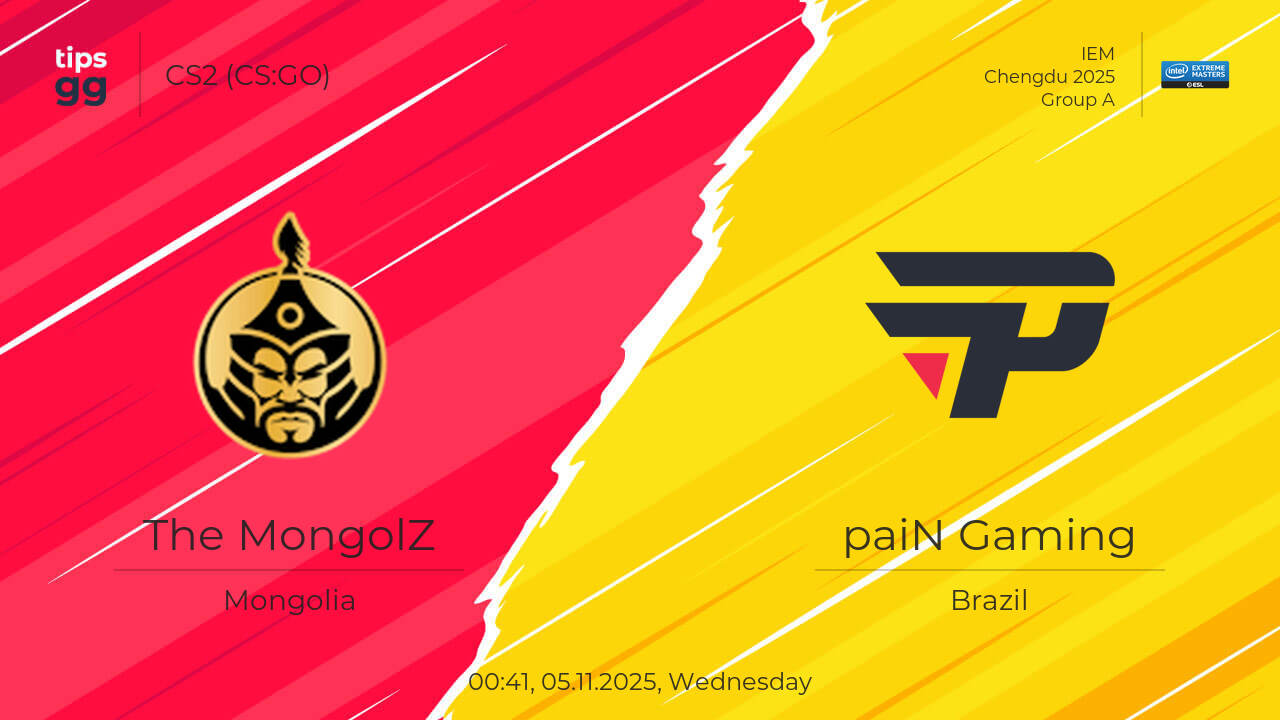 The MongolZ vs paiN Gaming 05.11.2025 at IEM Chengdu 2025 | CS2 (CS:GO ...