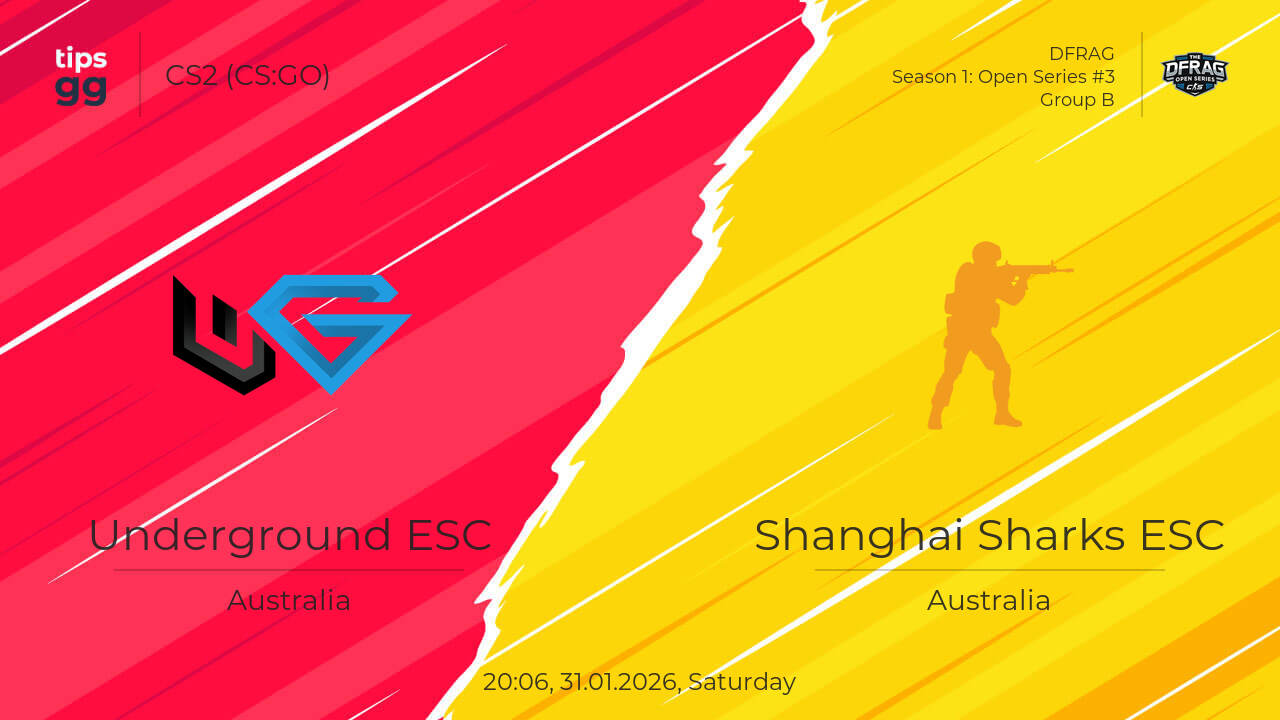 Underground ESC vs Shanghai Sharks ESC 01.02.2026 at DFRAG Season 1 ...