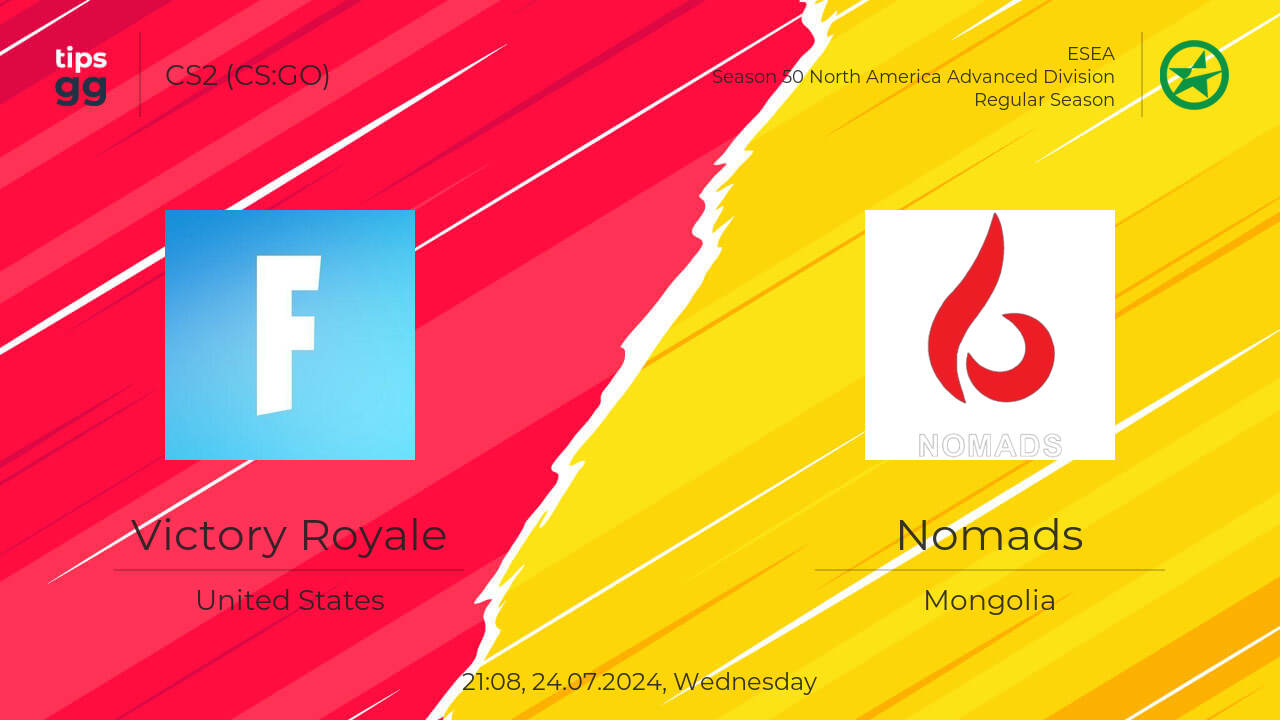 Victory Royale vs Nomads 25.07.2024 – Live Odds & Match Betting Lines ...