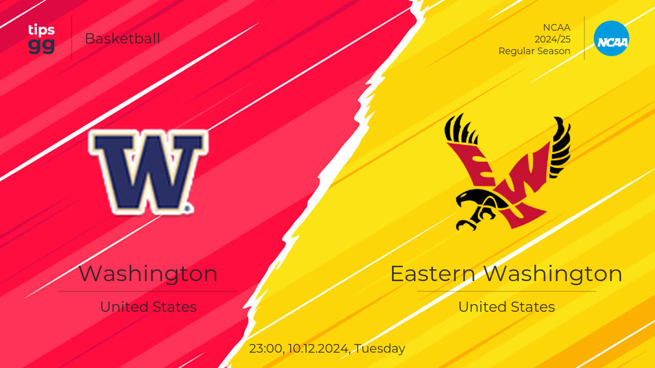 Washington vs Eastern Washington 11.12.2024 at NCAA 2024/25 ...