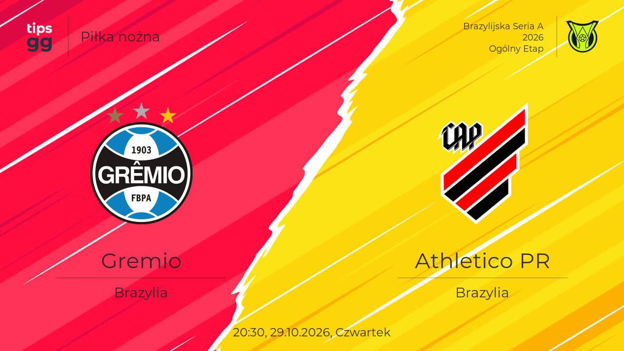 Gremio kontra Athletico PR 30.10.2026 – prognozy na mecz | Piłka nożna ...