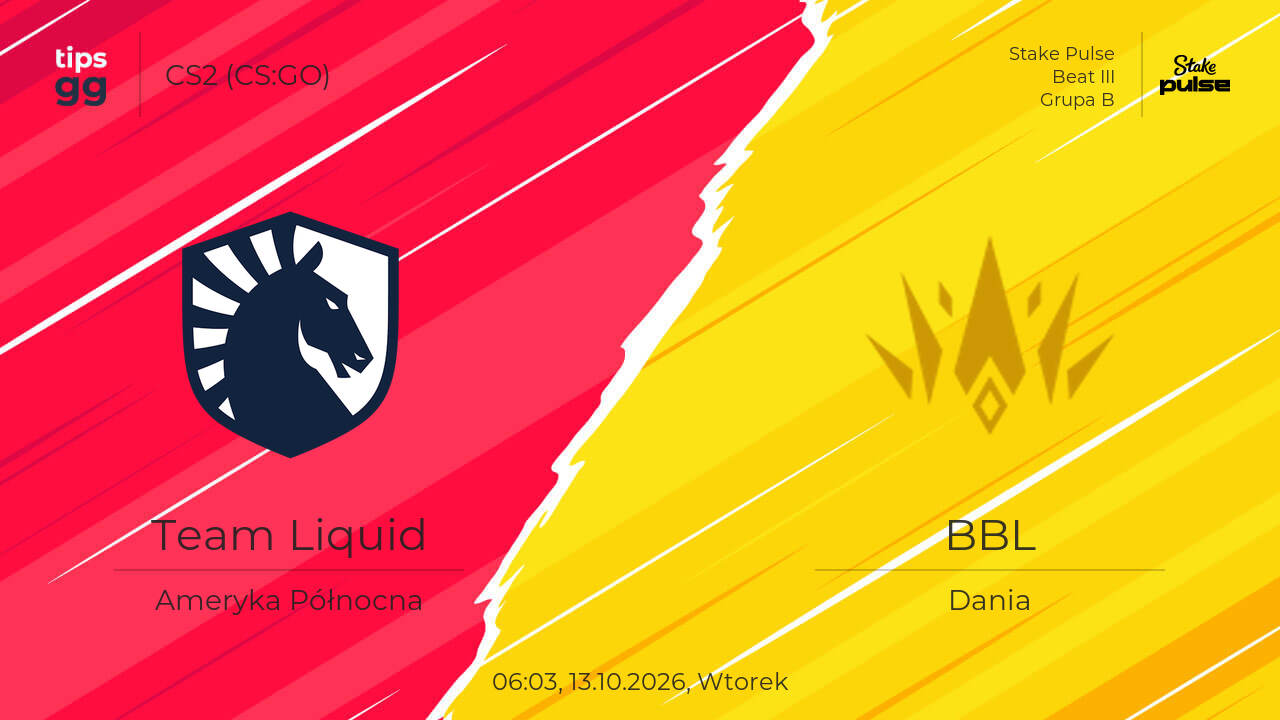 Oglądaj Team Liquid kontra BBL 13.10.2026 – transmisje na żywo i VOD ...