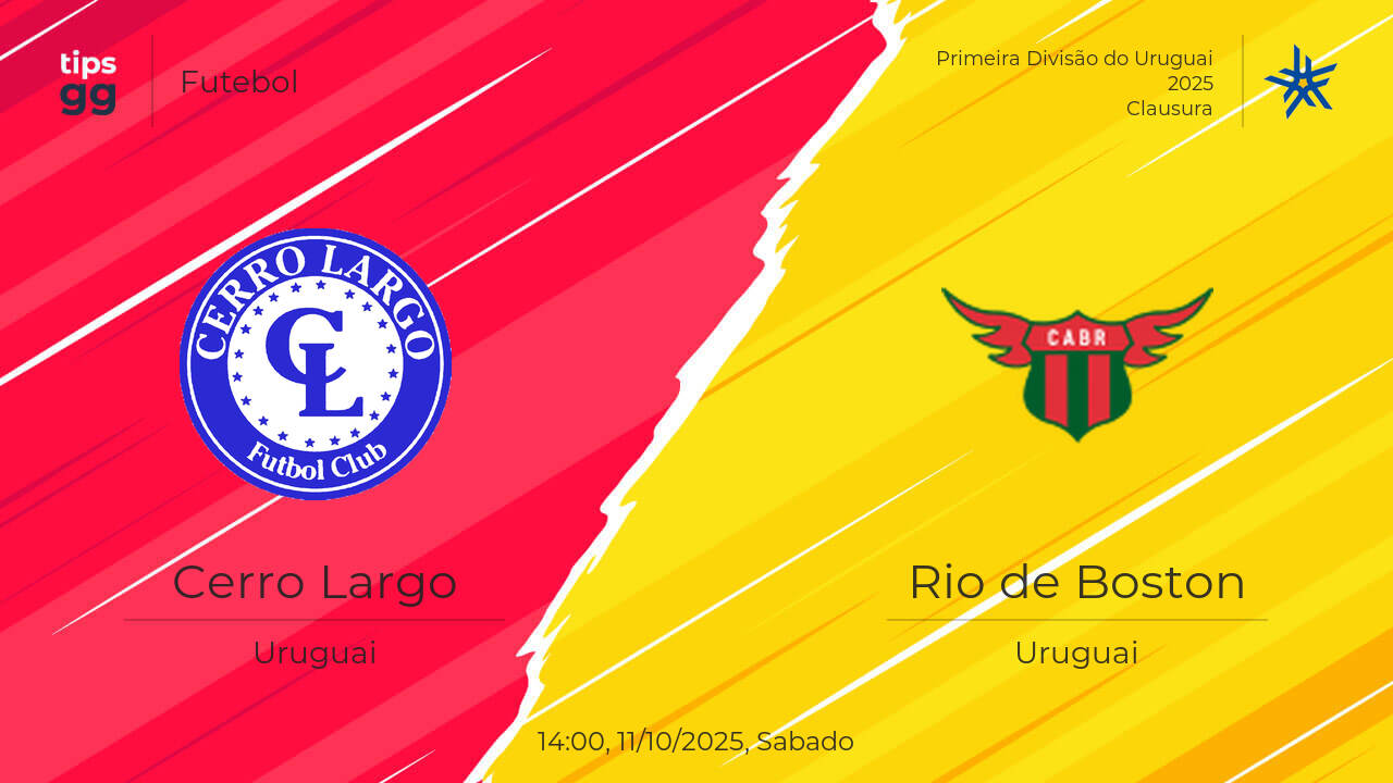 Cerro Largo x Rio de Boston live score 11/10/2025 - resultados dos ...