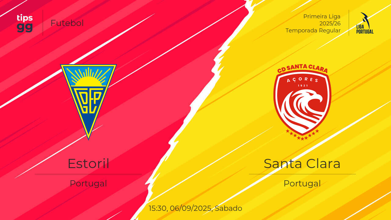 Estoril x Santa Clara live score 06/09/2025 - resultados dos jogos de ...
