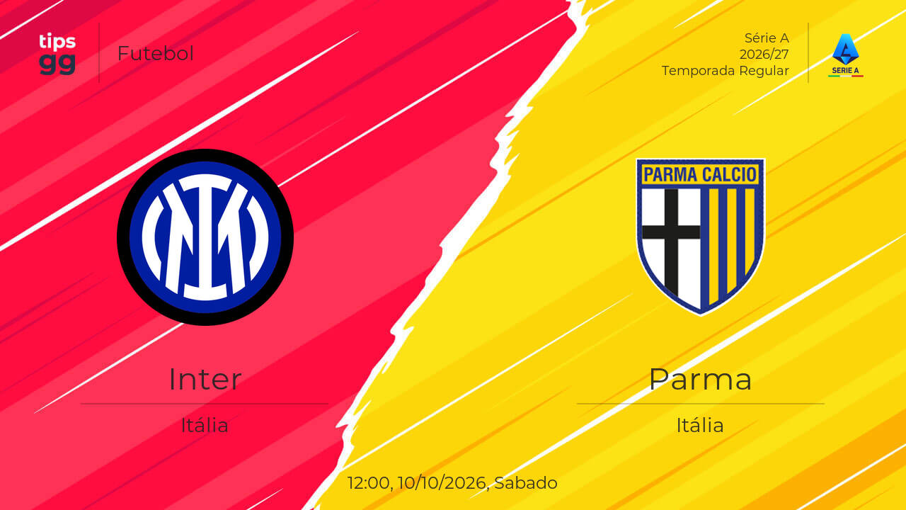 Inter x Parma Palpite | 10/10/2026 | Futebol | Tips.GG