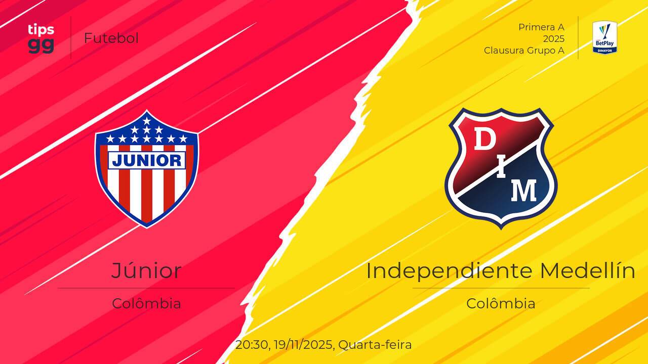 Júnior x Independiente Medellín live score 20/11/2025 - resultados dos ...