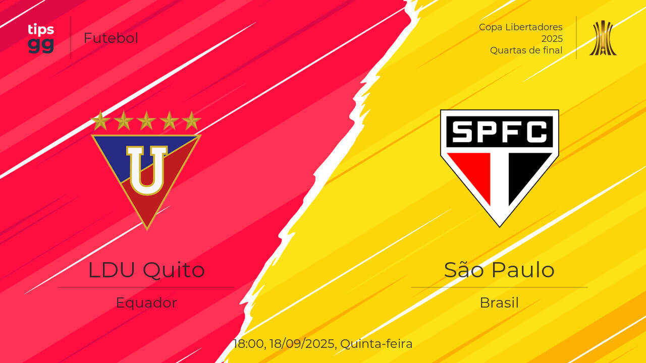 Assista LDU Quito x São Paulo 23/09/2025 – Transmissões ao vivo ...