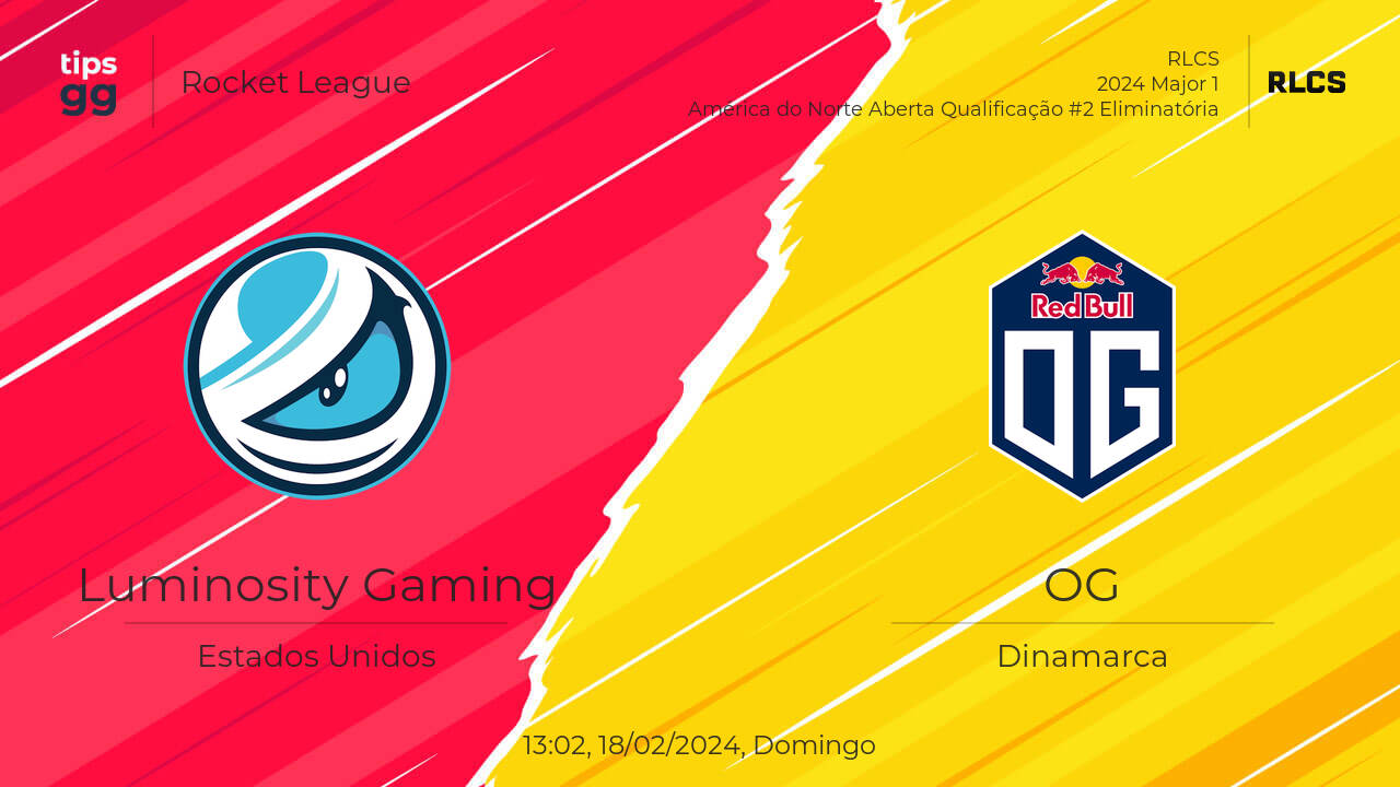 Luminosity Gaming x OG 18/02/2024 na RLCS 2024 Major 1 | Rocket League ...