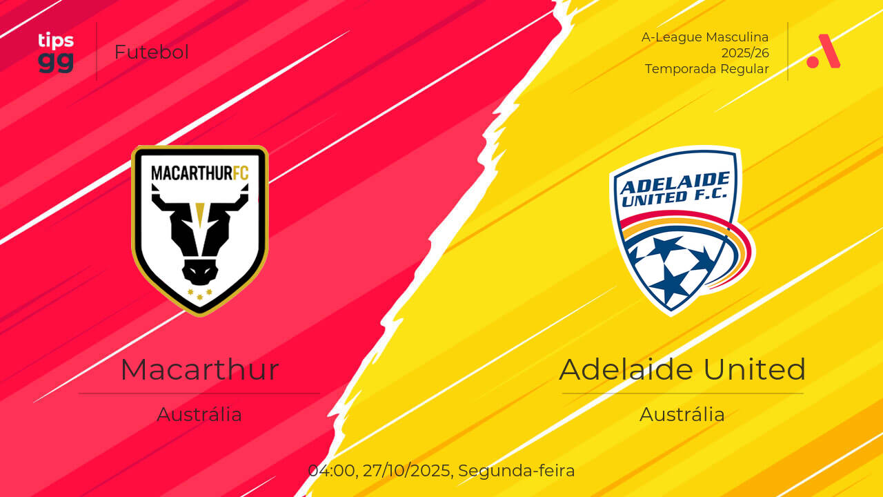 Macarthur x Adelaide United live score 27/10/2025 - resultados dos ...