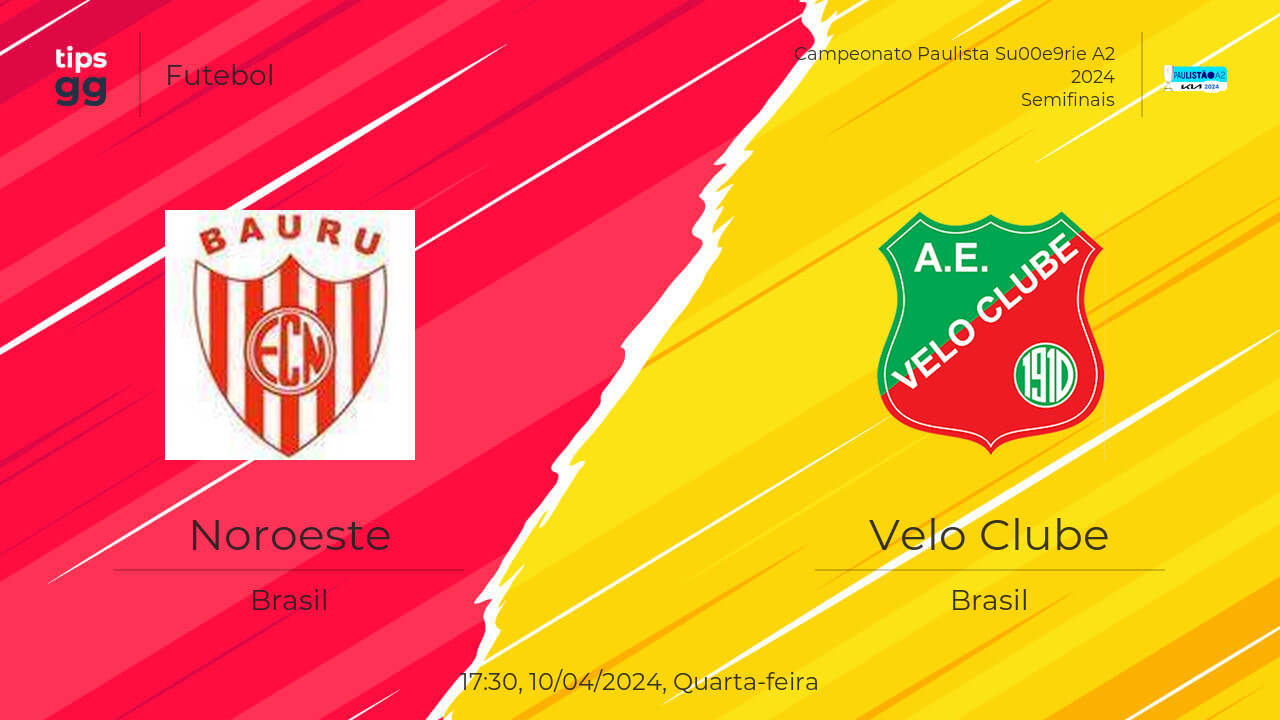 Assista Noroeste x Velo Clube SP 10/04/2024 – Transmissões ao vivo ...