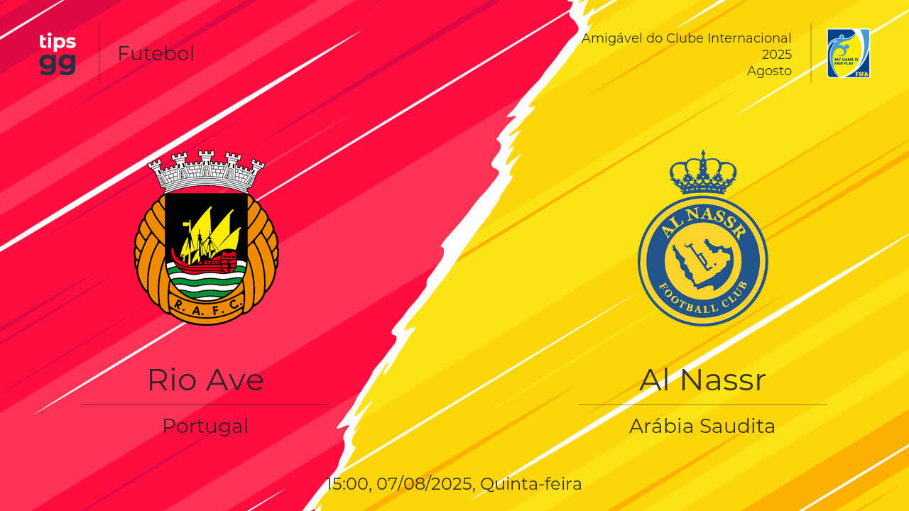 Rio Ave x Al Nassr live score 07/08/2025 - resultados dos jogos de hoje ...