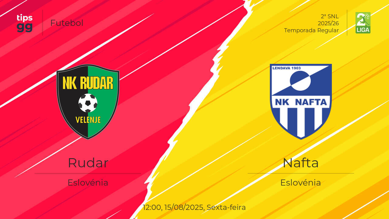 Rudar x Nafta Palpite | 15/08/2025 | Futebol | Tips.GG