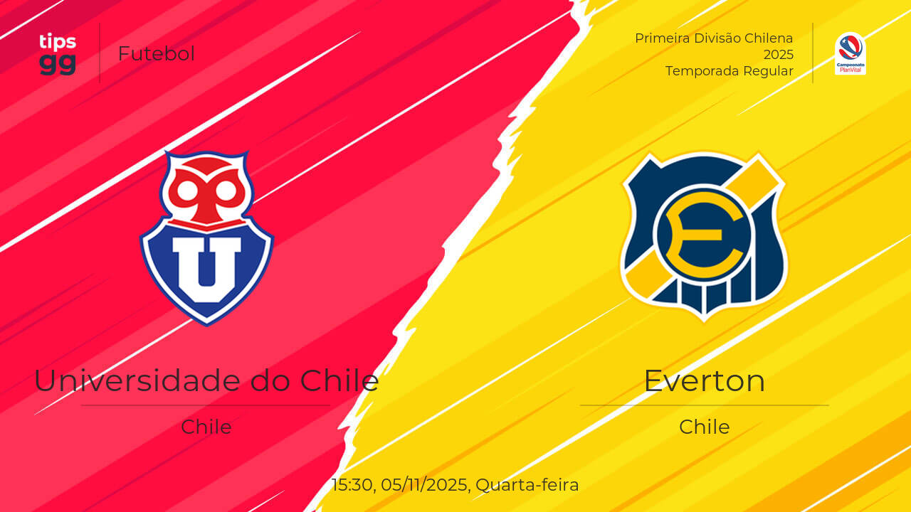 Assista Universidade do Chile x Everton 05/11/2025 – Transmissões ao ...