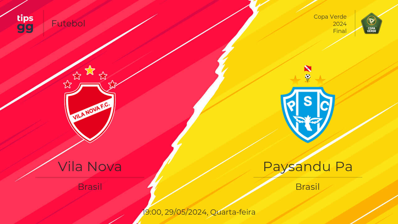 Vila Nova x Paysandu Sporting Clube 29/05/2024 na Copa Verde 2024 ...