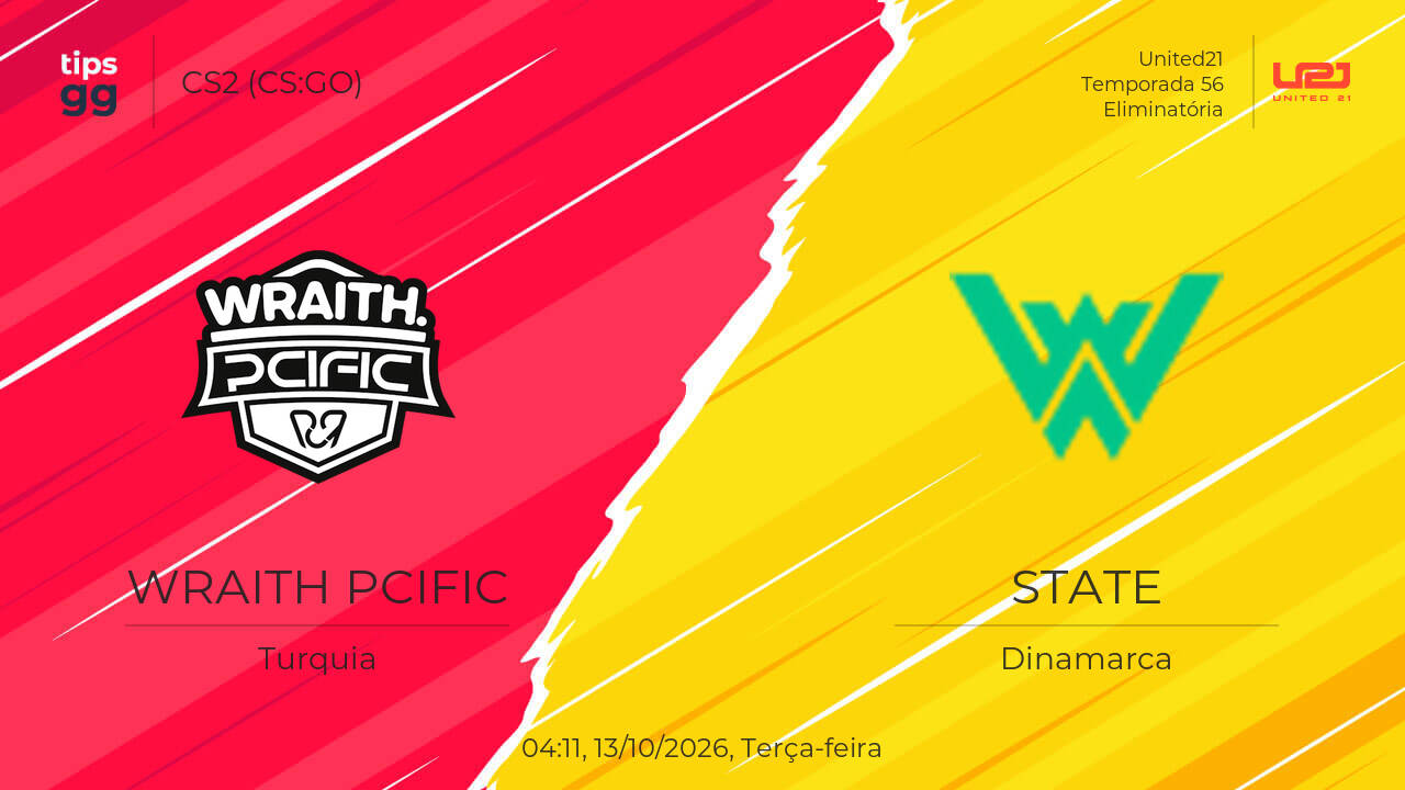WRAITH PCIFIC x STATE 13/10/2026 – Palpite dos Jogo | CS2 (CS:GO) | Tips.GG