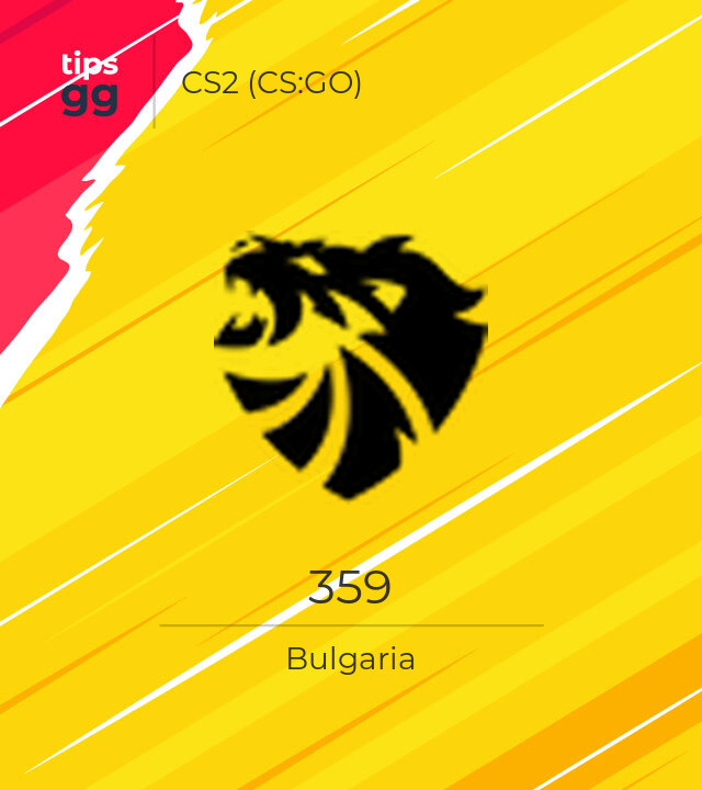 359 CS2 (CS:GO) Team from Bulgaria | Tips.GG