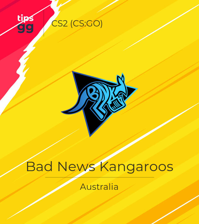 Bad News Kangaroos CS2 (CS:GO) Team from Australia | Tips.GG