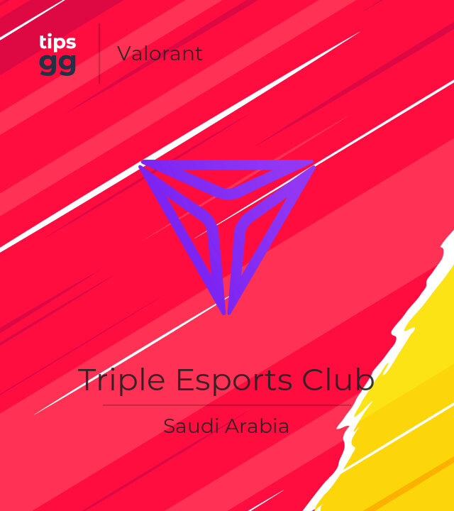 Triple Esports Club Valorant Team from Saudi Arabia | Tips.GG