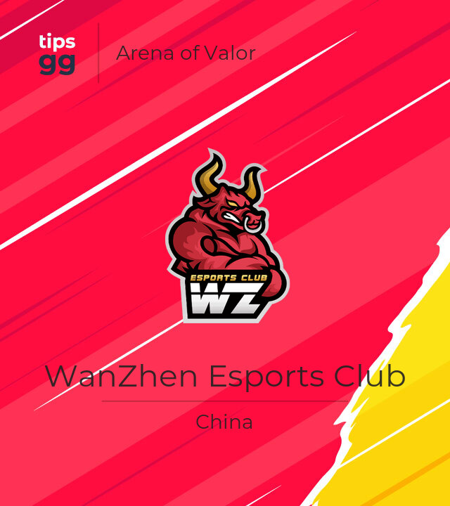 WanZhen Esports Club Arena of Valor Team from China | Tips.GG