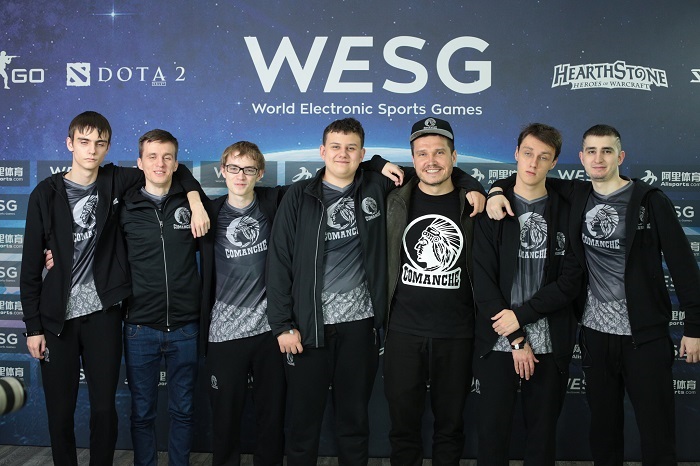 Comanche at WESG 2016. Squad with Misha, Chuvash and iLTW